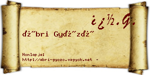 Ábri Győző névjegykártya